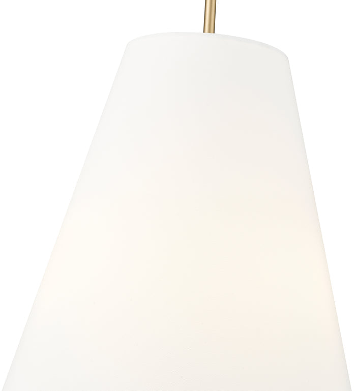 24'' Adorra Vintage Brass 3 Light Pendant