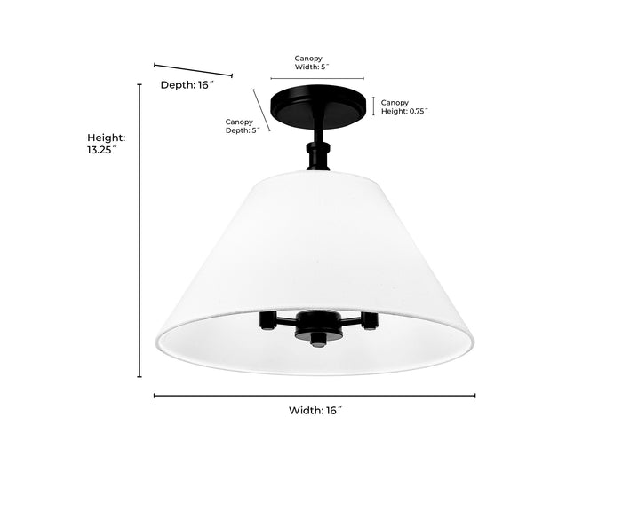 24'' Adorra Vintage Brass 3 Light Pendant