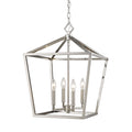 24'' Corona Satin Nickel 4 Light Pendant