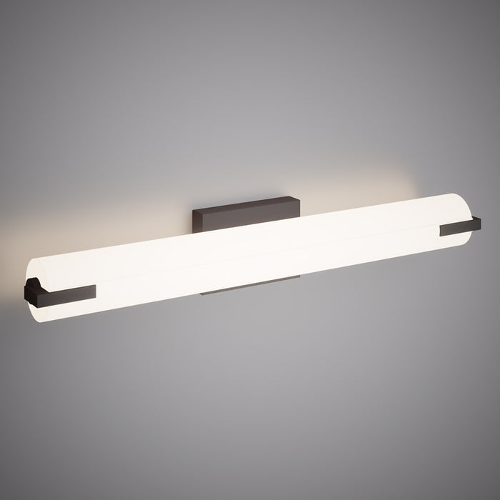 Matte Black 24" LED Vanity Light  3CCT 1900 Lumens Dimmable