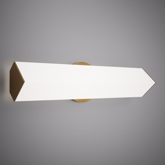 Satin Brass 24" LED Vanity Light  3CCT 2050 Lumens Dimmable
