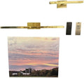 24-inch Advent Antique Brass LED Rechargeable Picture Light