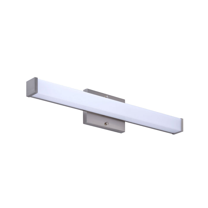 24-inch Brushed Nickel Cylinder Bath Bar Vanity Light