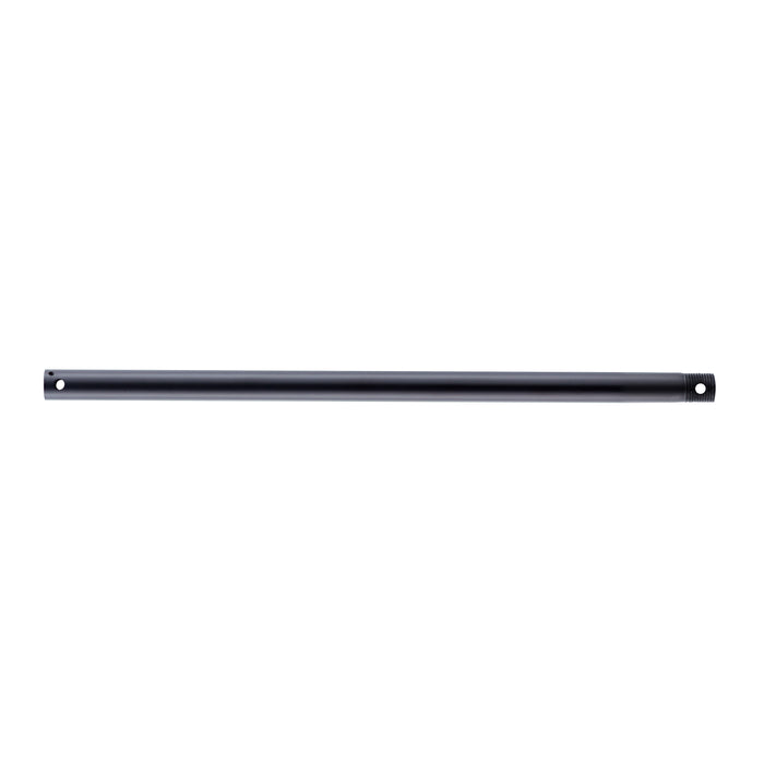 24-inch Matte Black Fan Downrod