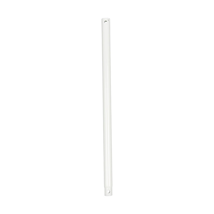 24-inch White Fan Downrod