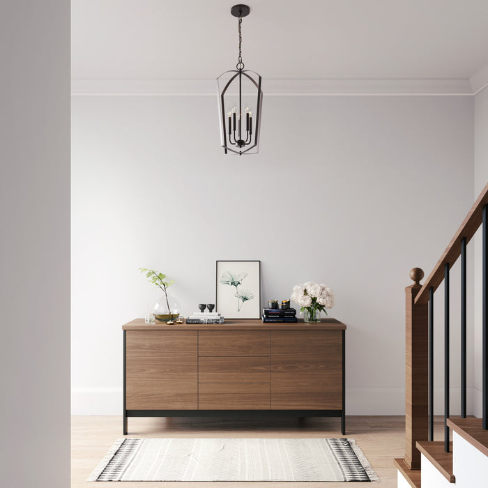 24'' Ivey Lake Rubbed Bronze 5 Light Pendant