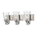 24'' Natalie Satin Nickel 3 Light Bath Vanity
