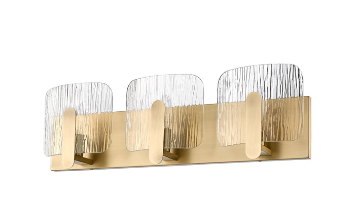 24'' Rimini Vintage Brass 3 Light Bath Vanity