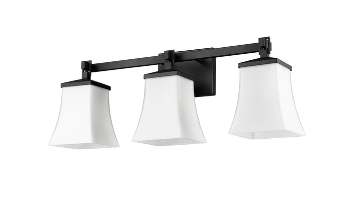 24'' Sonorra Matte Black 3 Light Bath Vanity