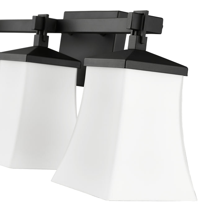 24'' Sonorra Matte Black 3 Light Bath Vanity