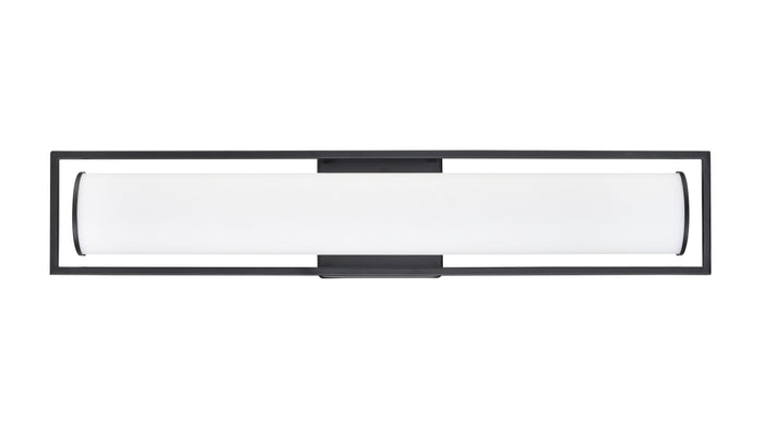 24'' Teylor Matte Black  Vanity Light