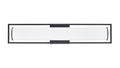 24'' Teylor Matte Black  Vanity Light