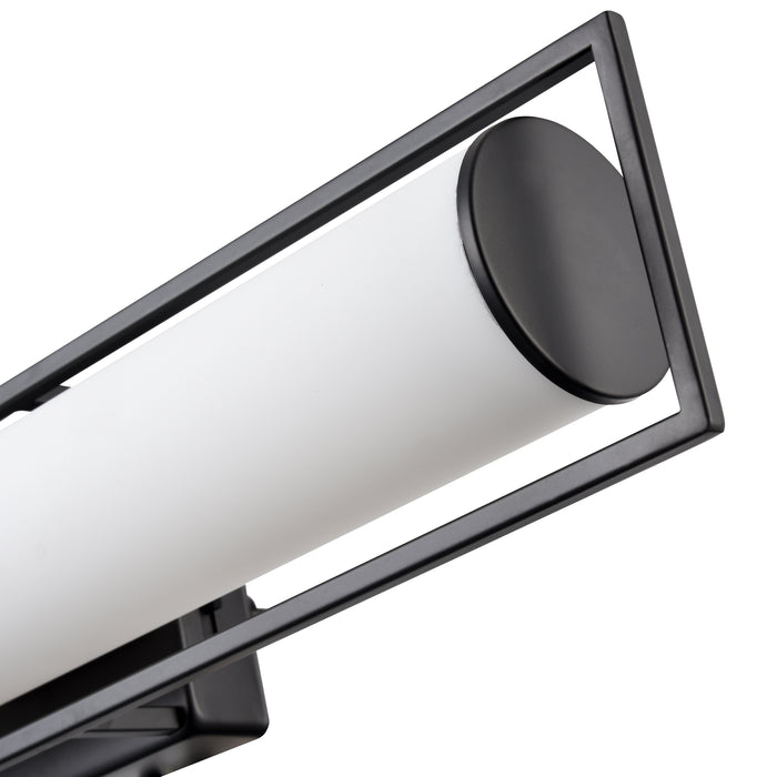 24'' Teylor Matte Black  Vanity Light