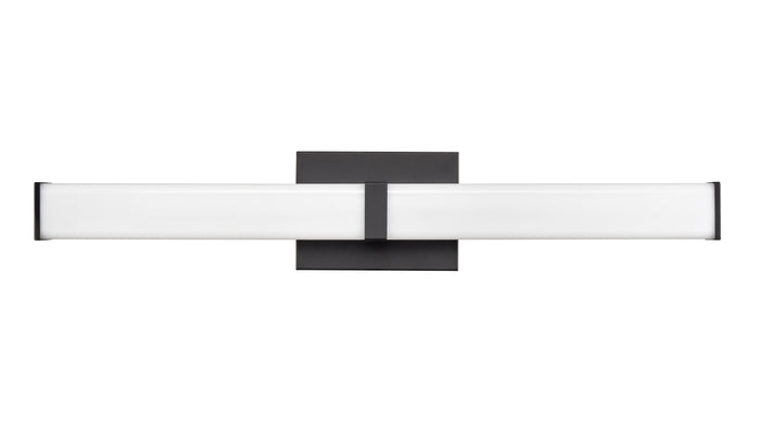 24'' Tron Matte Black  Vanity Light