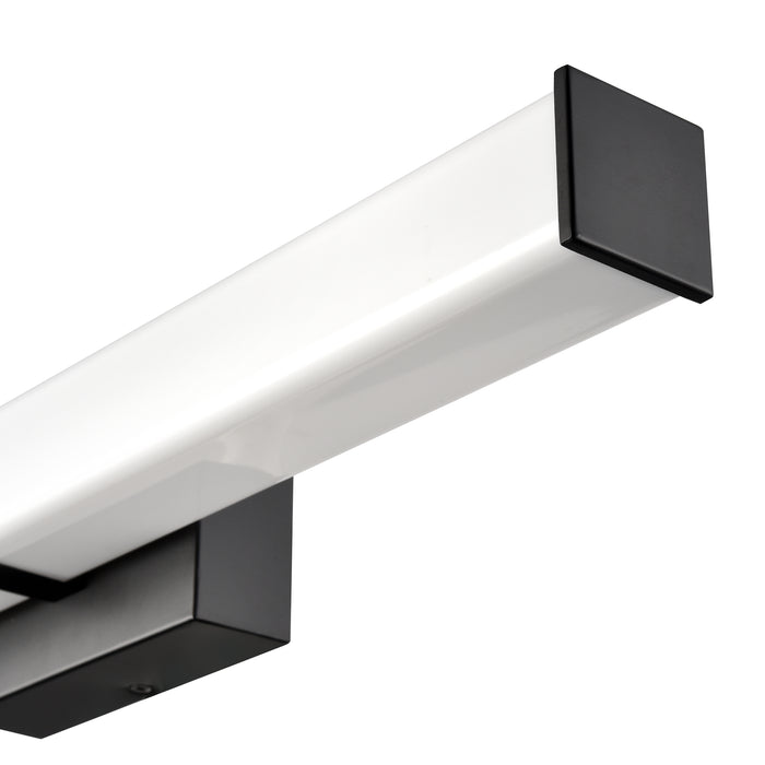 24'' Tron Matte Black  Vanity Light