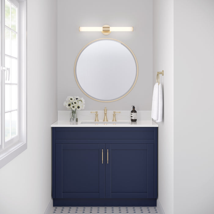 24'' Trumann Modern Gold 1 Vanity Light