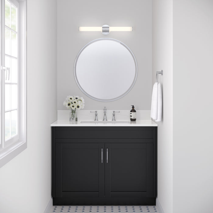 24'' Trumann Polished Chrome 1 Vanity Light