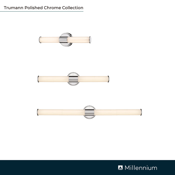 24'' Trumann Polished Chrome 1 Vanity Light