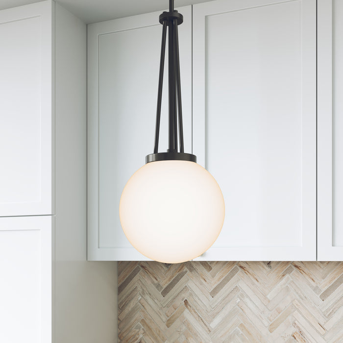 24'' Vellin Matte Black 1 Light Pendant