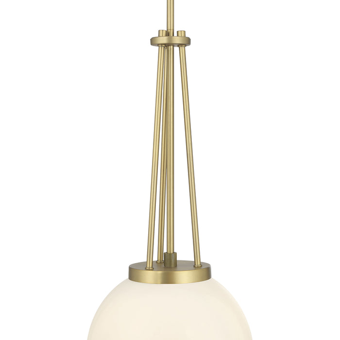 24'' Vellin Vintage Brass 1 Light Pendant