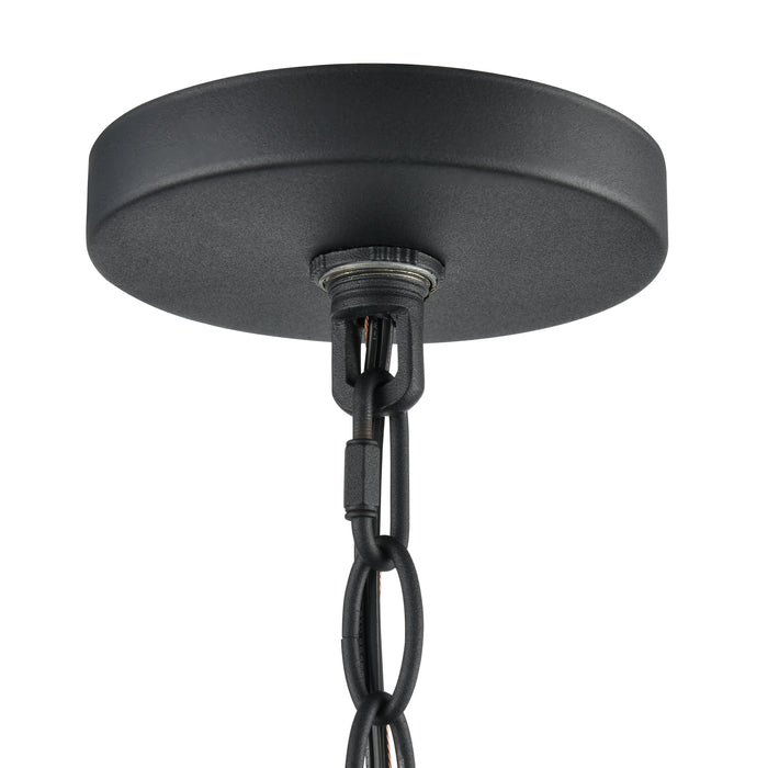 24.25'' Hylena Textured Black 4 Light Pendant