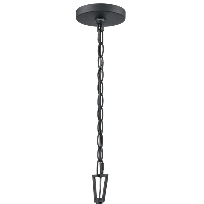 24.25'' Hylena Textured Black 4 Light Pendant