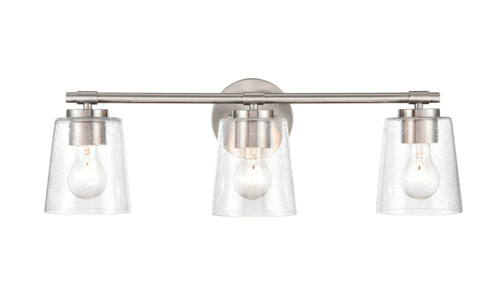 24.5''  Brushed Nickel 3 Light Bath Vanity