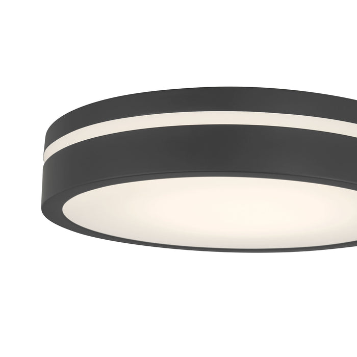 2.5'' Soltra Matte Black  Light Flush Mount