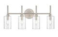 25.5'' Chastine Brushed Nickel 4 Light Bath Vanity