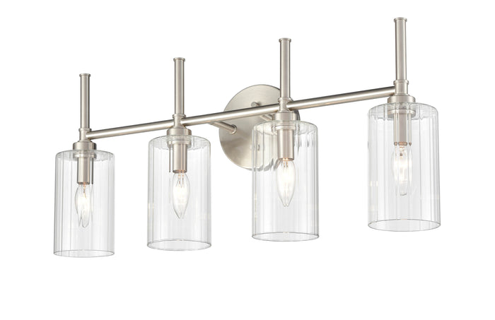 25.5'' Chastine Brushed Nickel 4 Light Bath Vanity