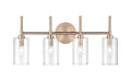 25.5'' Chastine Modern Gold 4 Light Bath Vanity