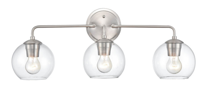 25.5'' Solmer Brushed Nickel 3 Light Bath Vanity