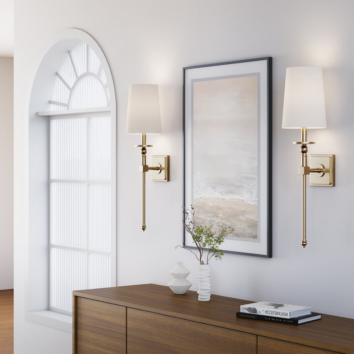 26-inch Modern Gold 1-Light Wall Sconce