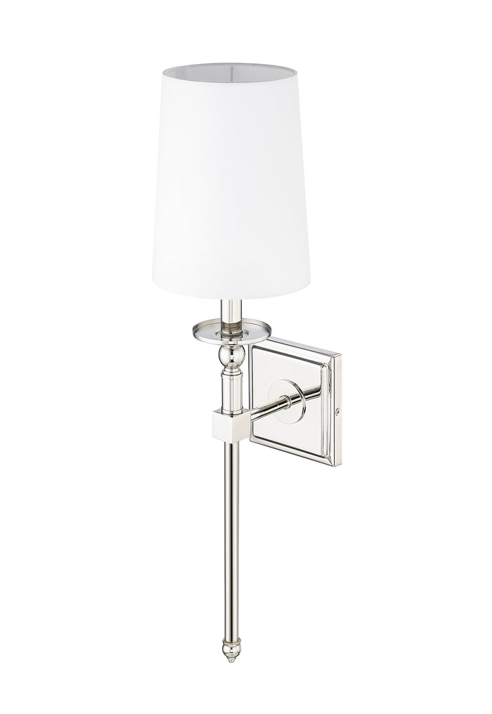 26-inch Polished Nickel 1-Light Wall Sconce
