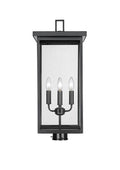 26.25'' Barkeley Powder Coated Black 4 Light Post Lantern