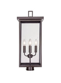 26.25'' Barkeley Powder Coated Bronze 4 Light Post Lantern