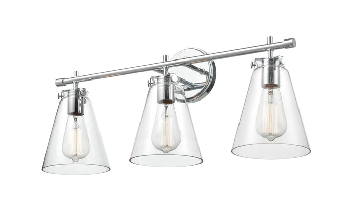 27'' Aliza Chrome 3 Light Bath Vanity
