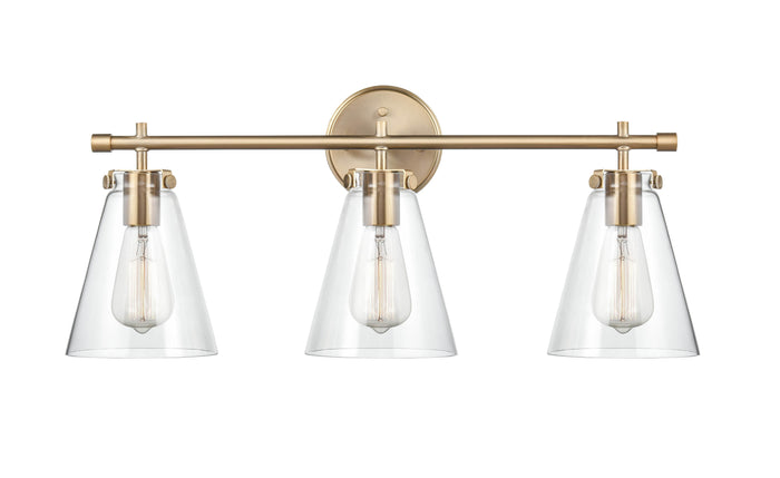 27'' Aliza Modern Gold 3 Light Bath Vanity
