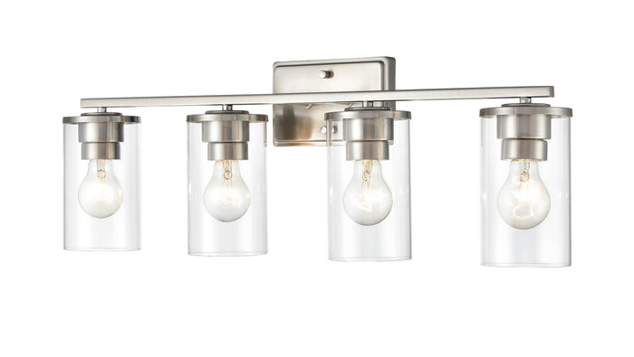 27.63'' Verlana Brushed Nickel 4 Light Bath Vanity