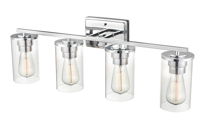 27.63'' Verlana Chrome 4 Light Bath Vanity