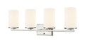 27.75'' Verlana Brushed Nickel 4 Light Bath Vanity