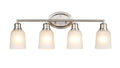 28'' Amberle Brushed Nickel 4 Light Bath Vanity