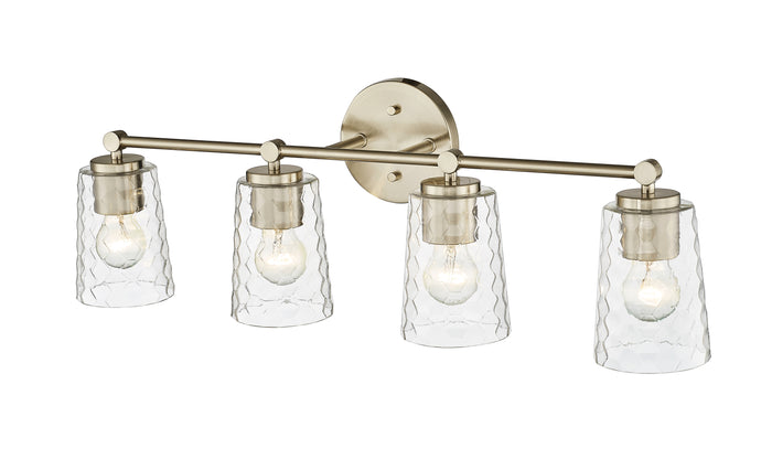 28'' Ashli Modern Gold 4 Light Bath Vanity