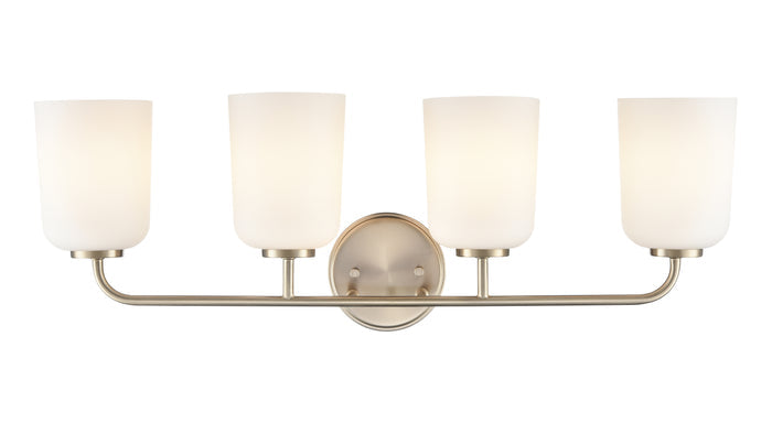28'' Laphia Modern Gold 4 Light Bath Vanity