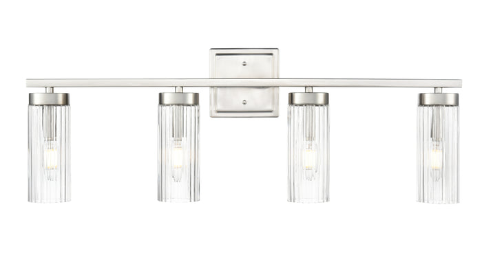 29.75'' Iversen Brushed Nickel 4 Light Bath Vanity