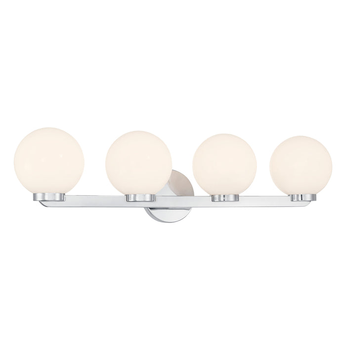 30.25'' Ardeva Chrome 4 Light Bath Vanity