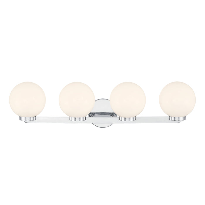 30.25'' Ardeva Chrome 4 Light Bath Vanity