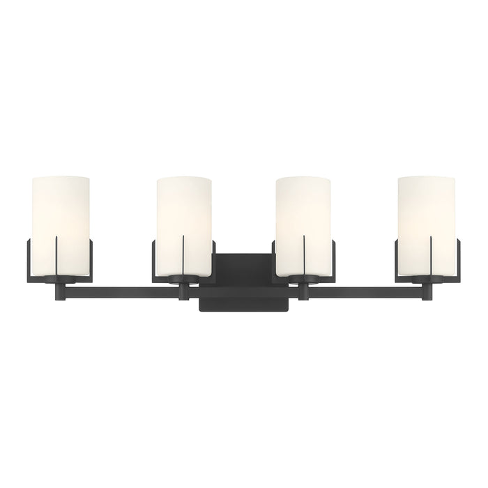 30.5'' Froselle Matte Black 4 Light Bath Vanity