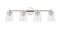 30.5'' Lauryn Polished Nickel 4 Light Bath Vanity