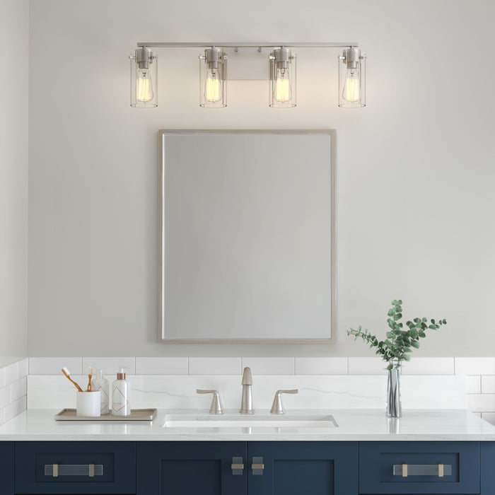 30.5'' Serena Brushed Nickel 4 Light Bath Vanity